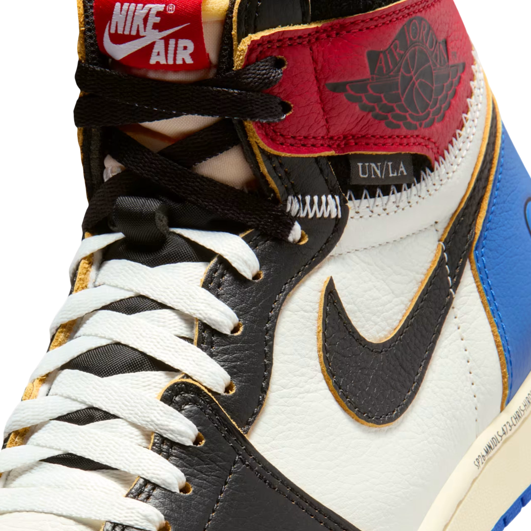 (Men's) Air Jordan 1 Retro High OG x Fragment Design x Union LA "Varsity Red / Sport Royal" (2026) [IO7847-002] Sneakers in Multicolor | FOOT NINJAS {7}