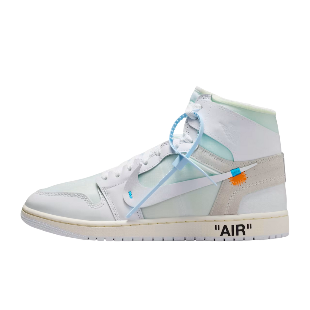 (Men's) Air Jordan 1 Retro High OG x V.A.A. / Virgil Abloh Archive "Alaska / Off-White Euro" (2026) [AA3834-100] Sneakers in White | FOOT NINJAS {1}