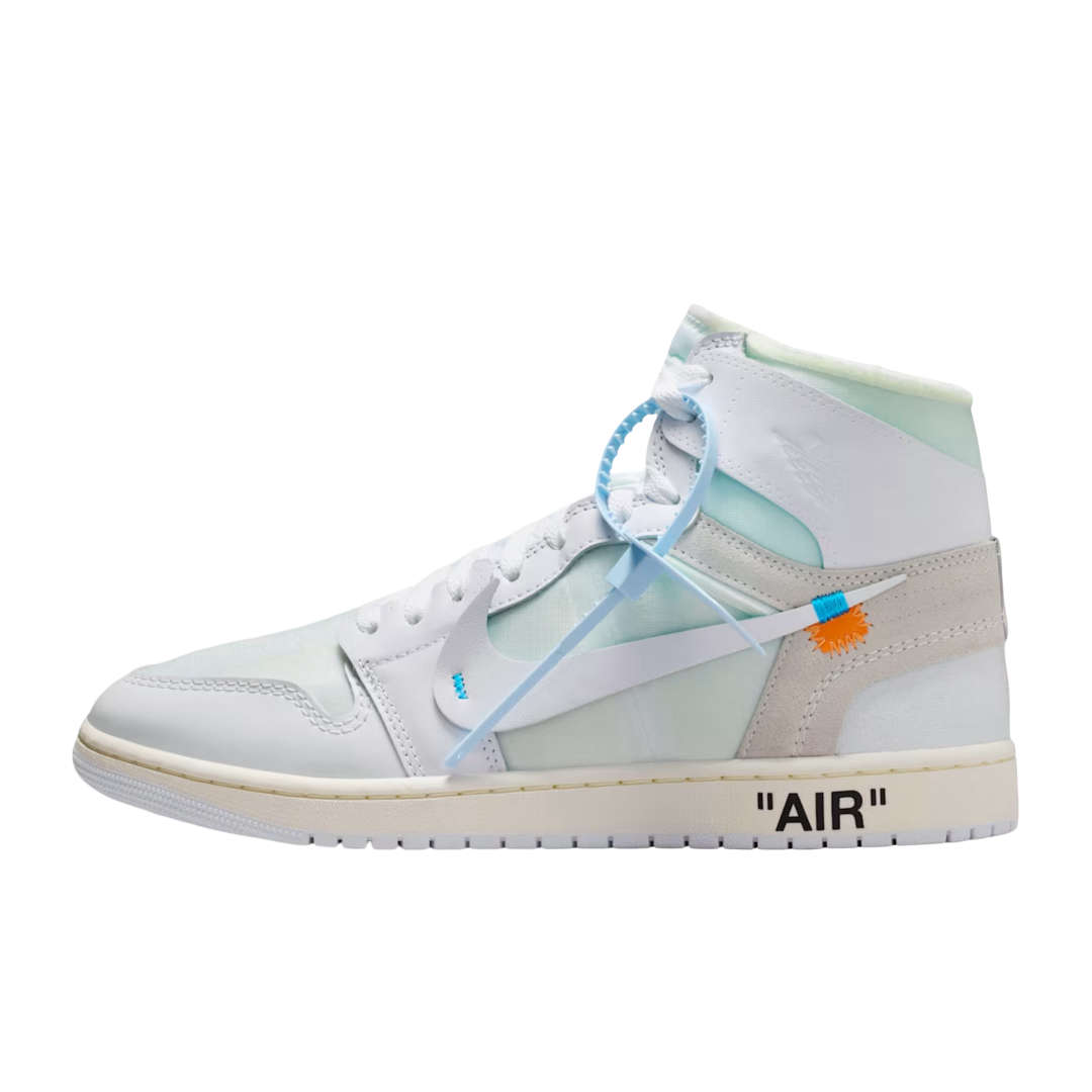 (Men's) Air Jordan 1 Retro High OG x V.A.A. / Virgil Abloh Archive "Alaska / Off-White Euro" (2026) [AA3834-100] Sneakers in White | FOOT NINJAS {1}