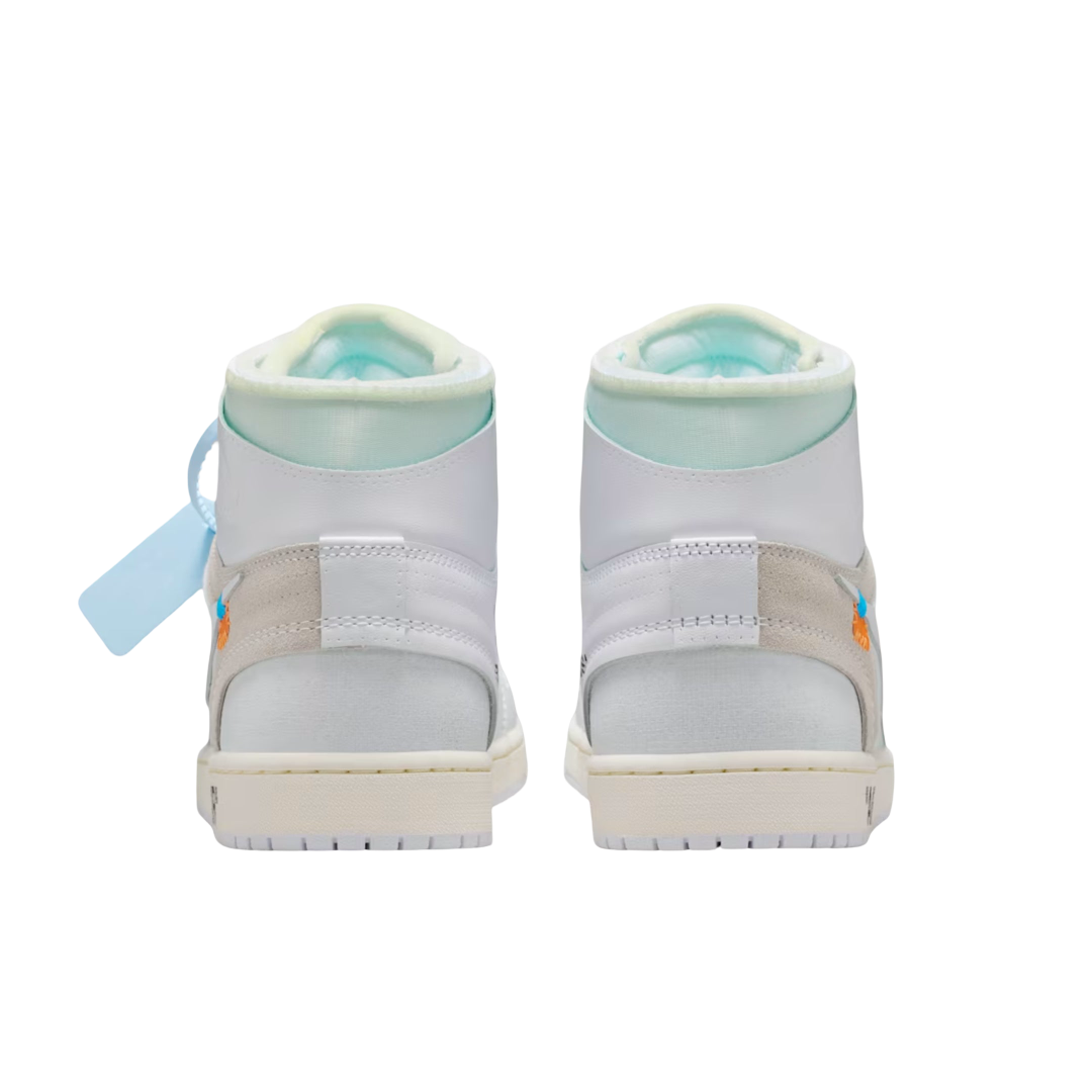 (Men's) Air Jordan 1 Retro High OG x V.A.A. / Virgil Abloh Archive "Alaska / Off-White Euro" (2026) [AA3834-100] Sneakers in White | FOOT NINJAS {5}