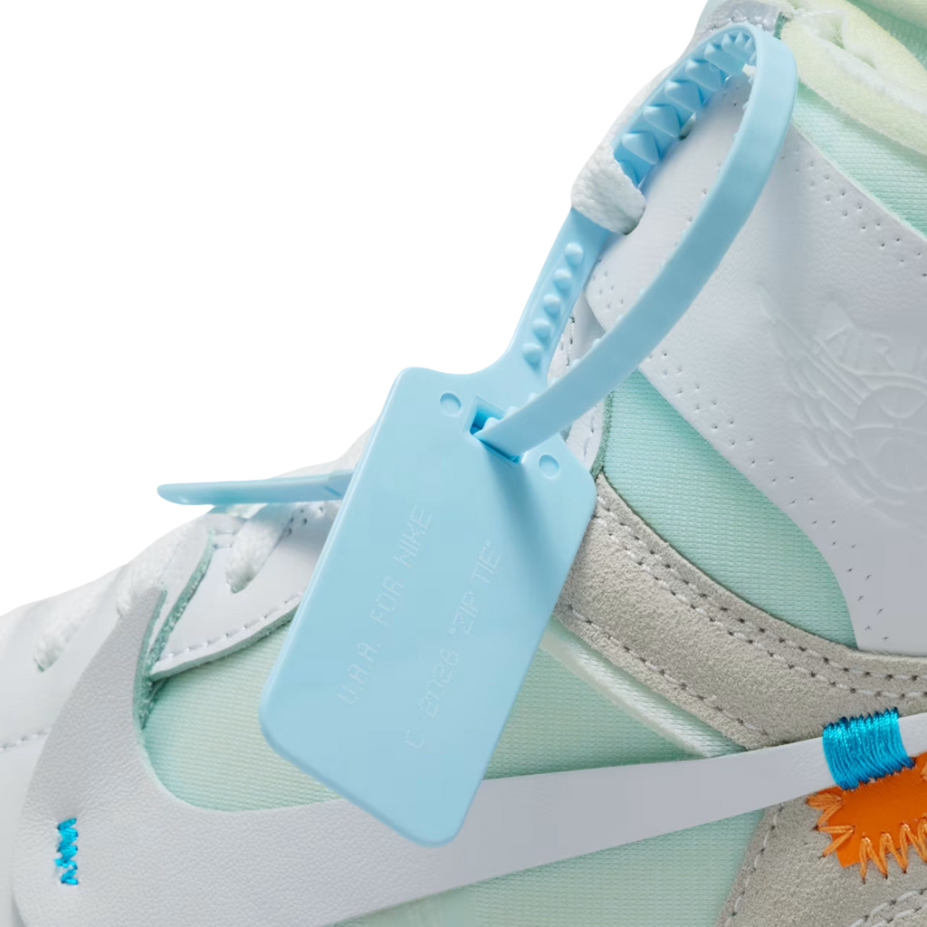 (Men's) Air Jordan 1 Retro High OG x V.A.A. / Virgil Abloh Archive "Alaska / Off-White Euro" (2026) [AA3834-100] Sneakers in White | FOOT NINJAS {7}