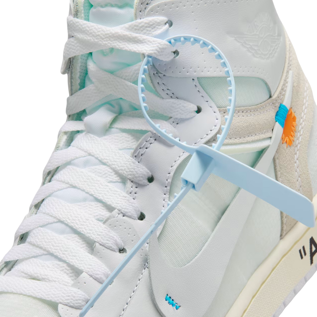 (Men's) Air Jordan 1 Retro High OG x V.A.A. / Virgil Abloh Archive "Alaska / Off-White Euro" (2026) [AA3834-100] Sneakers in White | FOOT NINJAS {9}