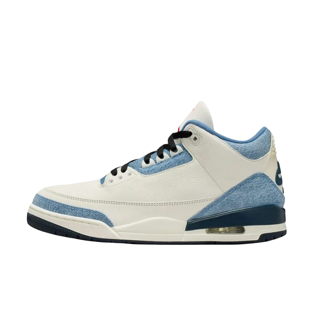 (Men's) Air Jordan 3 Retro x Levi's "All-Star / Ocean Fog Denim" (2026) [IR0912-400] Sneakers in Beige | FOOT NINJAS {1}
