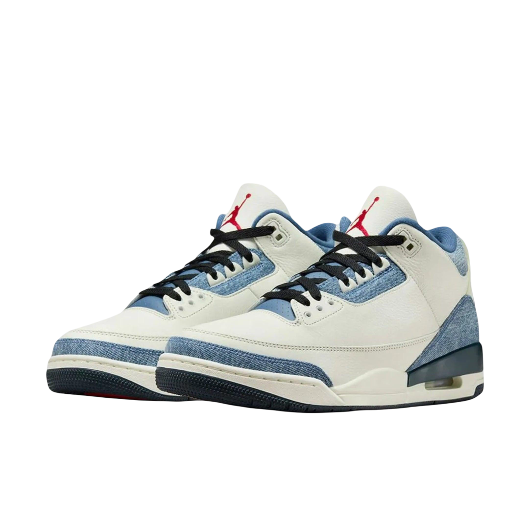 (Men's) Air Jordan 3 Retro x Levi's "All-Star / Ocean Fog Denim" (2026) [IR0912-400] Sneakers in Beige | FOOT NINJAS {3}