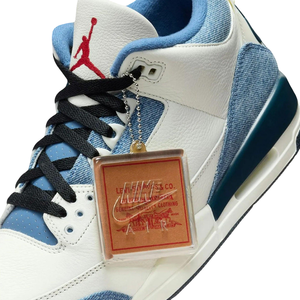 (Men's) Air Jordan 3 Retro x Levi's "All-Star / Ocean Fog Denim" (2026) [IR0912-400] Sneakers in Beige | FOOT NINJAS {7}