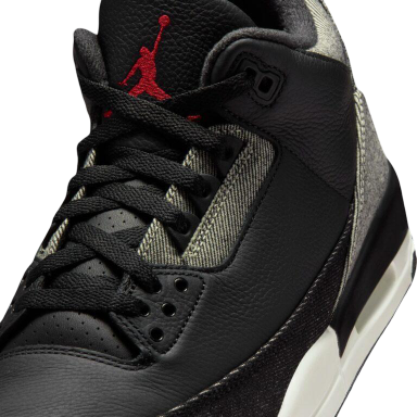 (Men's) Air Jordan 3 Retro x Levi's "Black Cement Denim" (2026) [IR0914-400] Sneakers in Black | FOOT NINJAS {8}