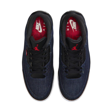 (Men's) Air Jordan 3 Retro x Levi's "Rigid Denim" (2026) [IH7959-400] Sneakers in Blue | FOOT NINJAS {4}
