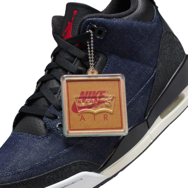 (Men's) Air Jordan 3 Retro x Levi's "Rigid Denim" (2026) [IH7959-400] Sneakers in Blue | FOOT NINJAS {7}