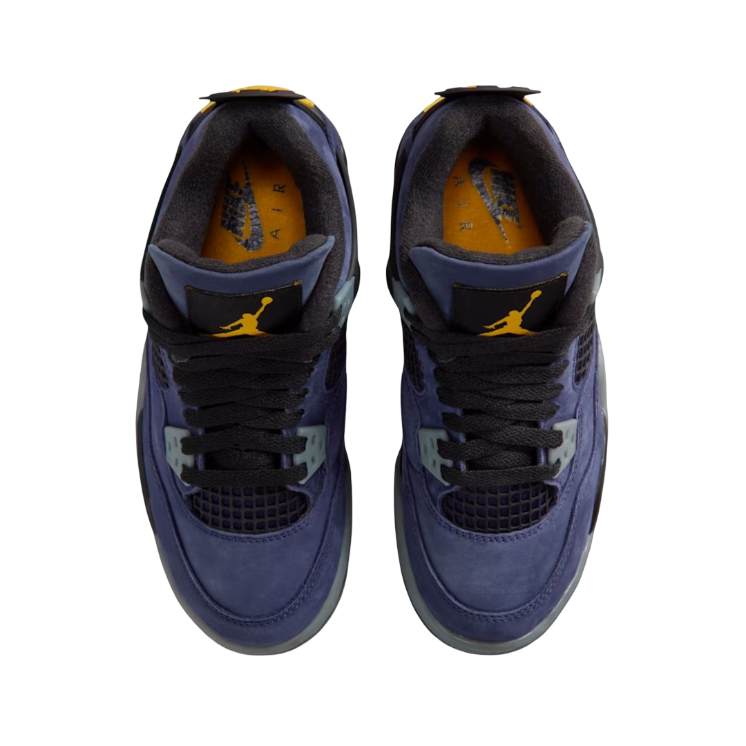 (GS) Air Jordan 4 Retro "Los Angeles Lakers / Lakeshow" (2026) [IB4171-500] Sneakers in Purple | FOOT NINJAS {4}
