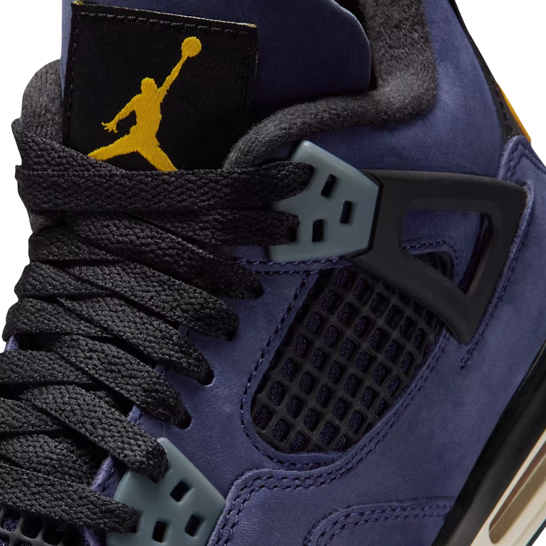 (GS) Air Jordan 4 Retro "Los Angeles Lakers / Lakeshow" (2026) [IB4171-500] Sneakers in Purple | FOOT NINJAS {7}