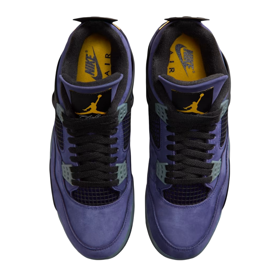 (Men's) Air Jordan 4 Retro "Los Angeles Lakers / Lakeshow" (2026) [FV5029-500] Sneakers in Purple | FOOT NINJAS {4}