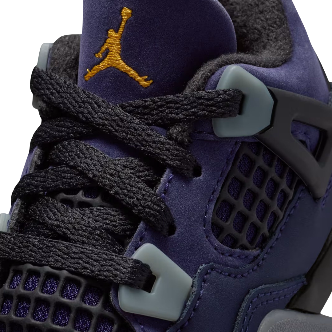 (TD) Air Jordan 4 Retro "Los Angeles Lakers / Lakeshow" (2026) [IB4387-500] Sneakers in Purple | FOOT NINJAS {7}