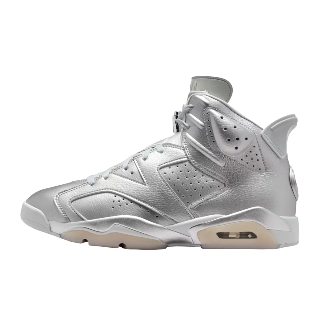 (Men's) Air Jordan 6 Retro PSG "Paris Saint-Germain / Metallic Silver" (2026) [IQ5135-001] Sneakers in Grey | FOOT NINJAS {1}