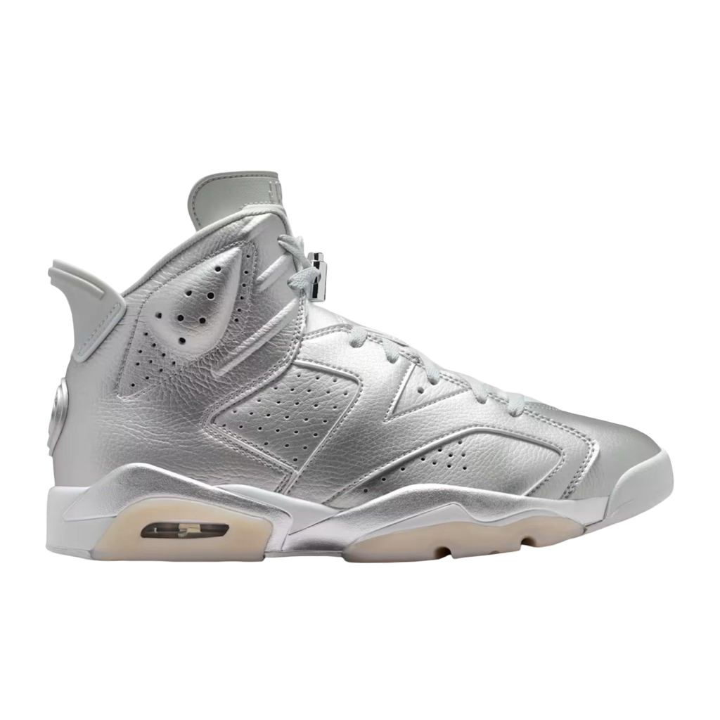 (Men's) Air Jordan 6 Retro PSG "Paris Saint-Germain / Metallic Silver" (2026) [IQ5135-001] Sneakers in Grey | FOOT NINJAS {2}