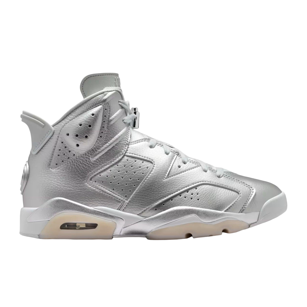(Men's) Air Jordan 6 Retro PSG "Paris Saint-Germain / Metallic Silver" (2026) [IQ5135-001] Sneakers in Grey | FOOT NINJAS {2}
