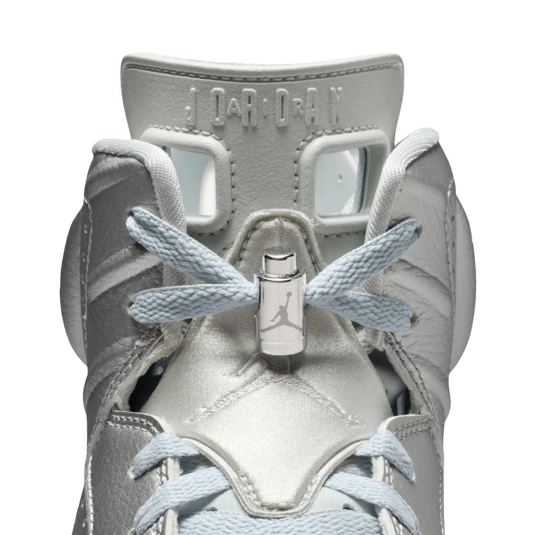 (Men's) Air Jordan 6 Retro PSG "Paris Saint-Germain / Metallic Silver" (2026) [IQ5135-001] Sneakers in Grey | FOOT NINJAS {7}