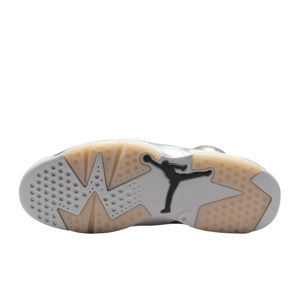 (Men's) Air Jordan 6 Retro PSG "Paris Saint-Germain / Metallic Silver" (2026) [IQ5135-001] Sneakers in Grey | FOOT NINJAS {6}