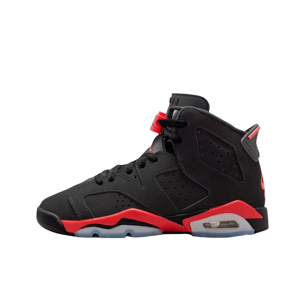 (GS) Air Jordan 6 Retro "Reimagined Reverse Infrared / Salesman Sample" (2026) [IQ1275-001] Sneakers in Black | FOOT NINJAS {1}