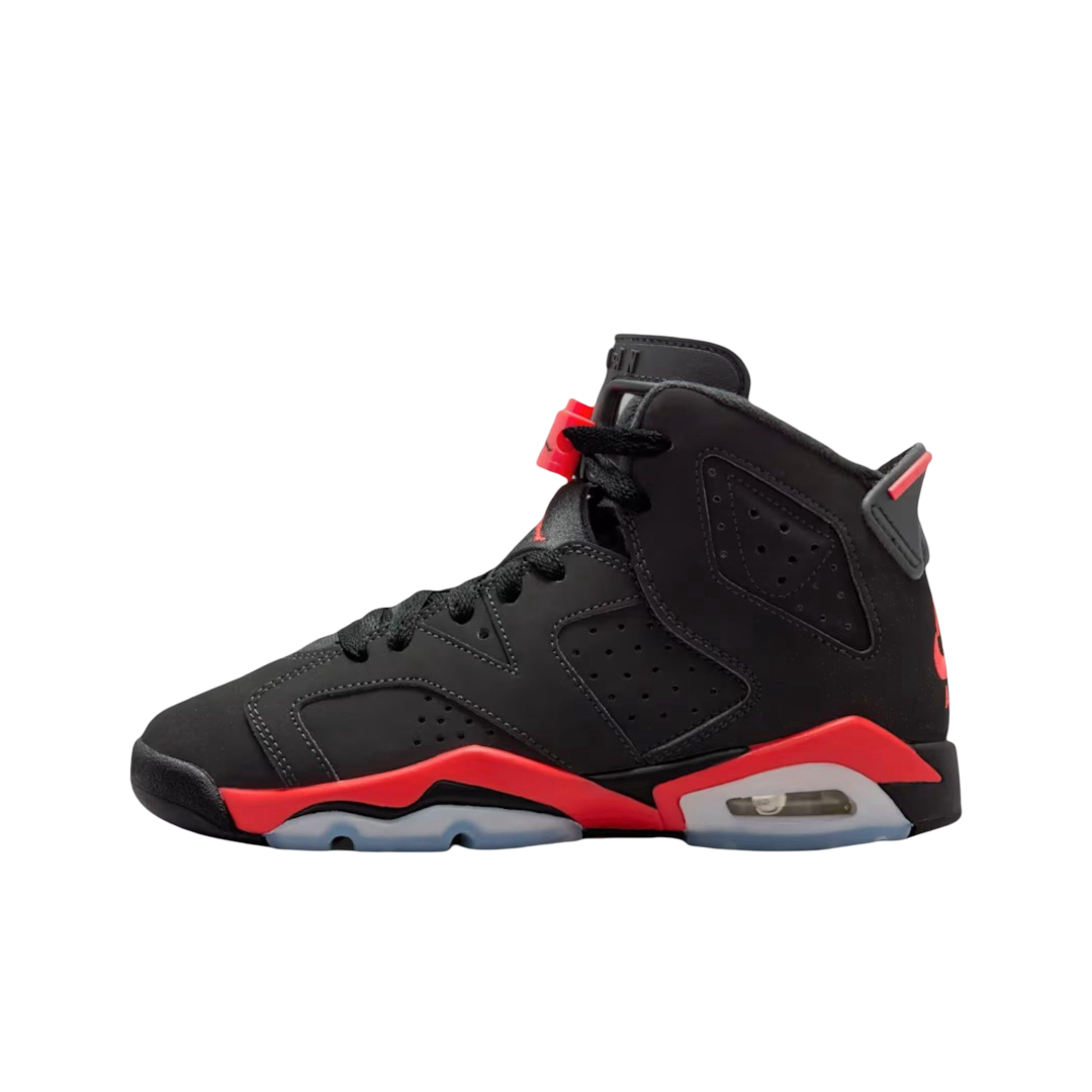(GS) Air Jordan 6 Retro "Reimagined Reverse Infrared / Salesman Sample" (2026) [IQ1275-001] Sneakers in Black | FOOT NINJAS {1}