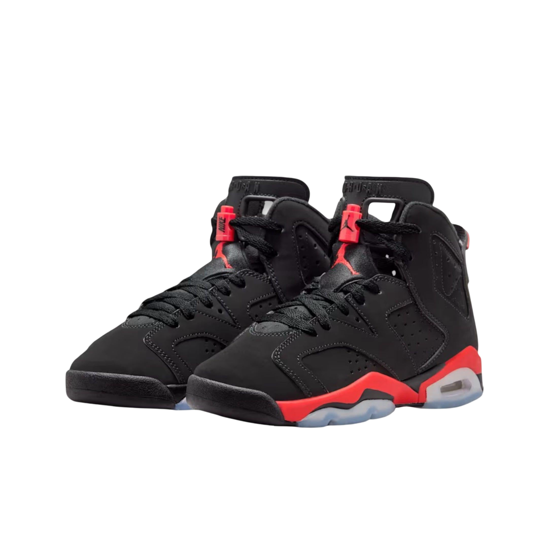 (GS) Air Jordan 6 Retro "Reimagined Reverse Infrared / Salesman Sample" (2026) [IQ1275-001] Sneakers in Black | FOOT NINJAS {3}