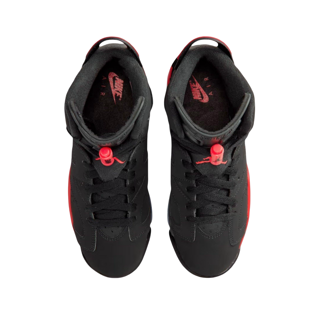 (GS) Air Jordan 6 Retro "Reimagined Reverse Infrared / Salesman Sample" (2026) [IQ1275-001] Sneakers in Black | FOOT NINJAS {4}