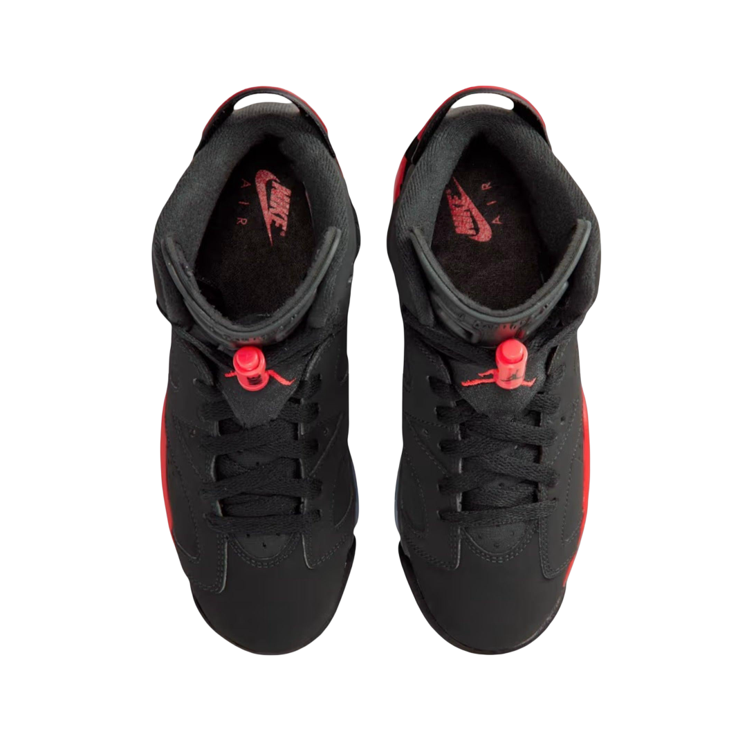 (GS) Air Jordan 6 Retro "Reimagined Reverse Infrared / Salesman Sample" (2026) [IQ1275-001] Sneakers in Black | FOOT NINJAS {4}