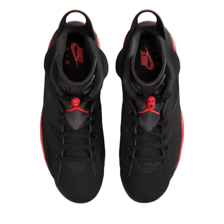(Men's) Air Jordan 6 Retro "Reimagined Reverse Infrared / Salesman Sample" (2026) [CT8529-001] Sneakers in Black | FOOT NINJAS {4}