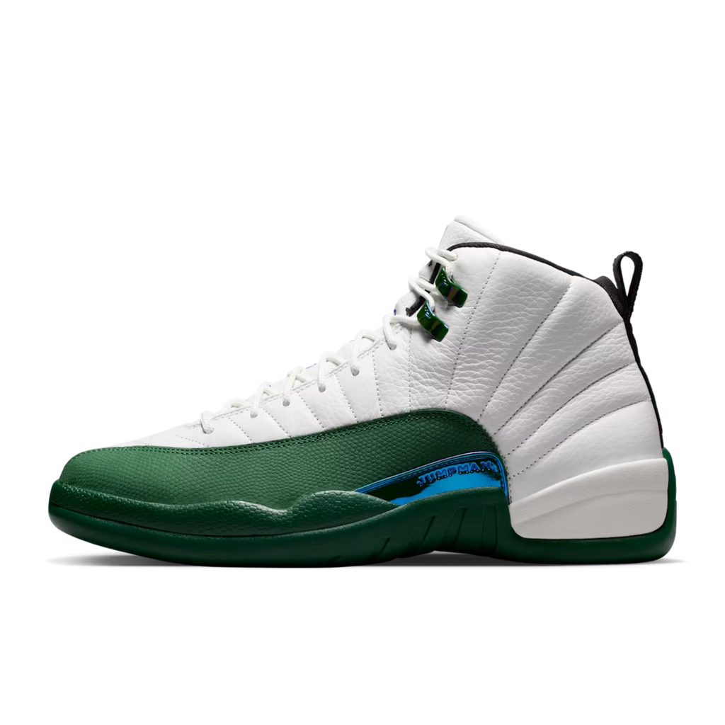 (Men's) Air Jordan 12 Retro "Milwaukee Bucks / Gorge Green" (2026) [CT8013-103] Sneakers in Green | FOOT NINJAS {1}
