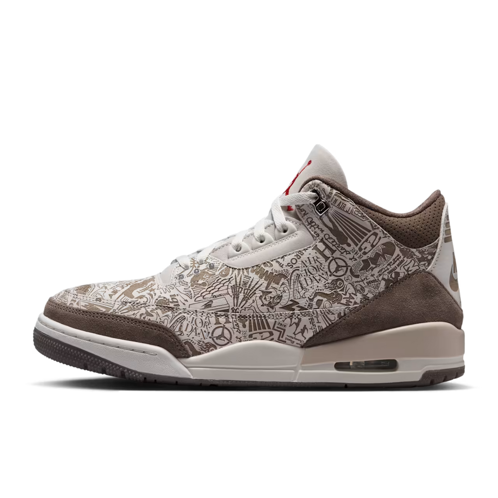 (Men's) Air Jordan 3 Retro "Laser Palomino" (2026) [JA1369-001] Sneakers in Beige | FOOT NINJAS {1}