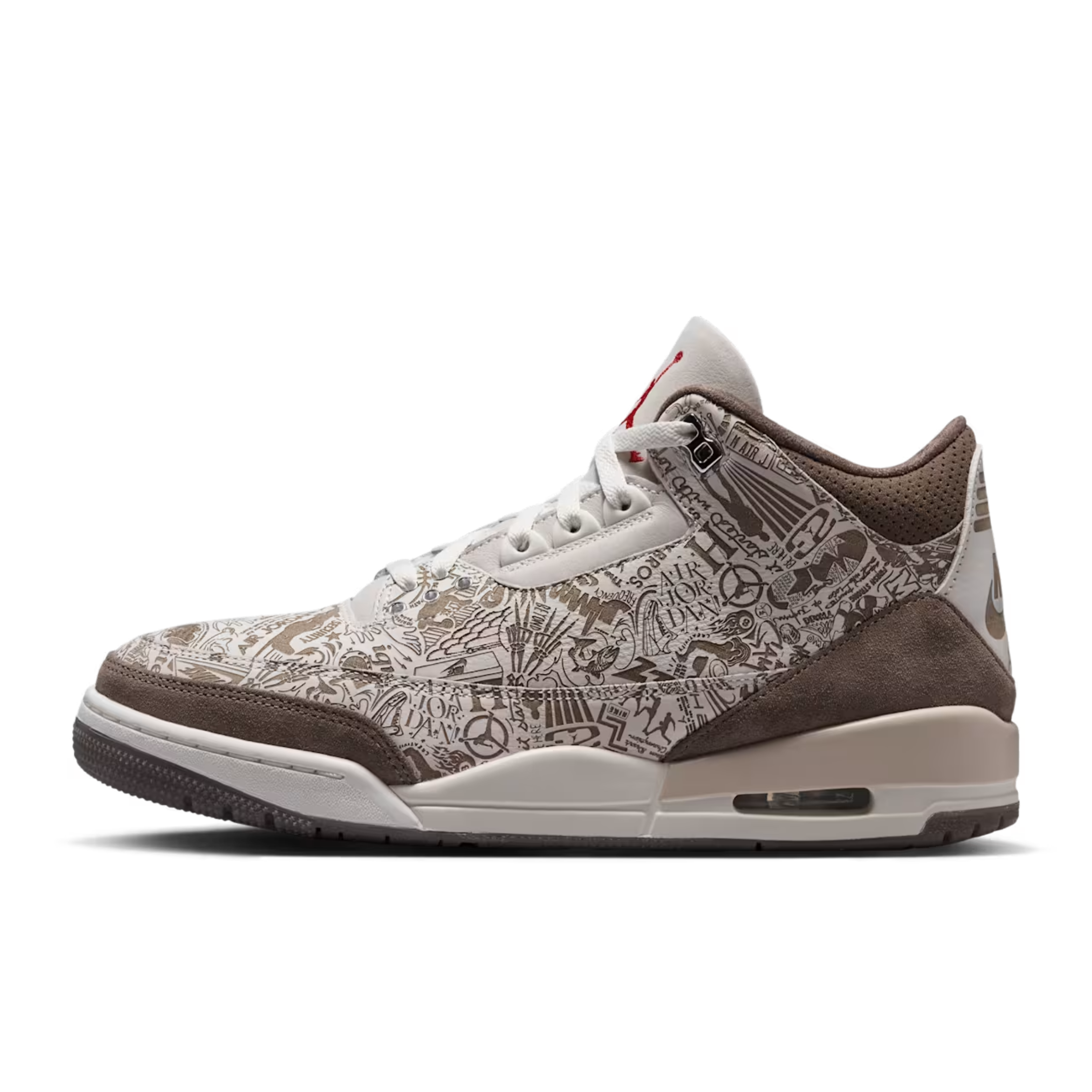 (Men's) Air Jordan 3 Retro "Laser Palomino" (2026) [JA1369-001] Sneakers in Beige | FOOT NINJAS {1}