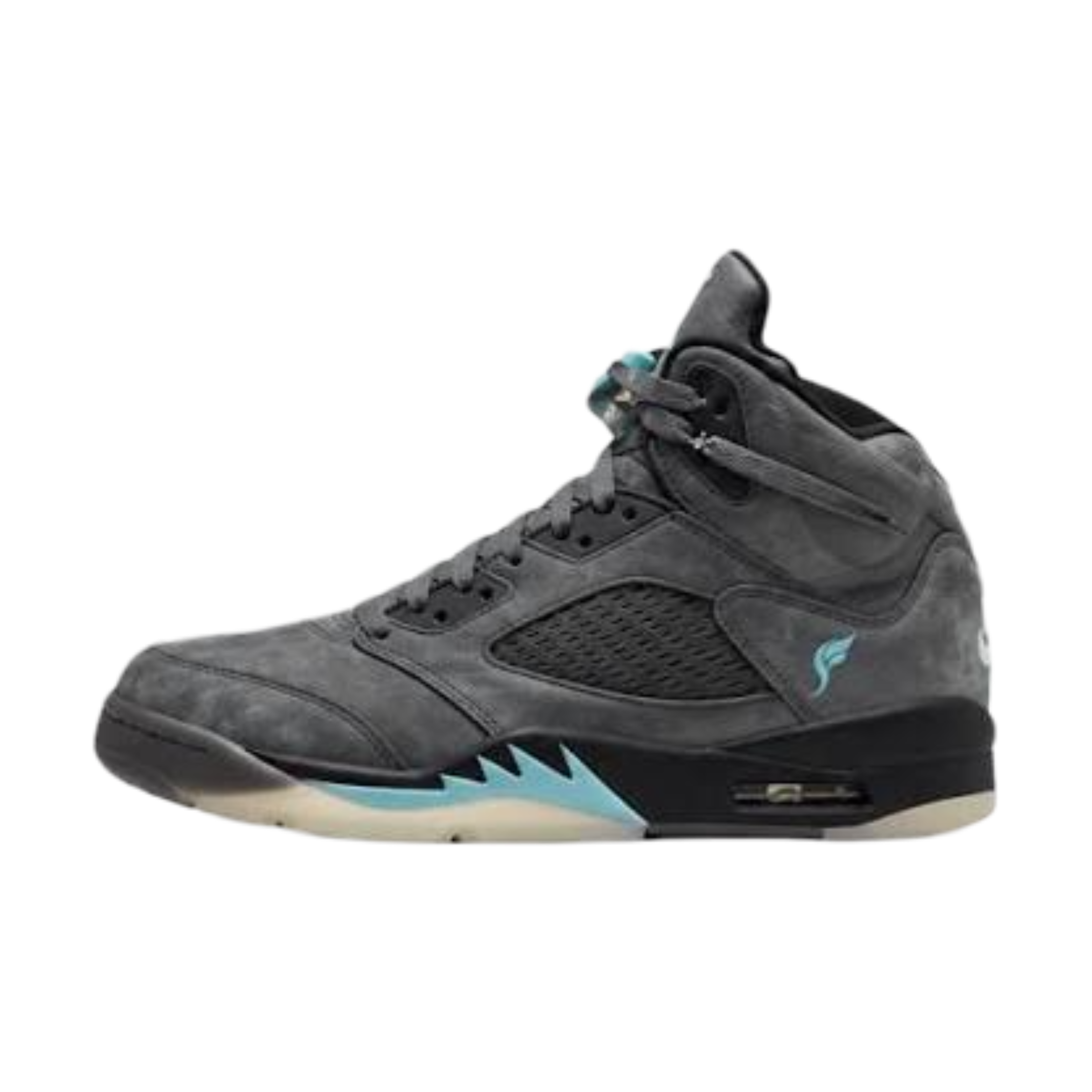 [PRE-ORDER] (Men's) Air Jordan 5 Retro x SoleFly "Black / Aurora Green" (2026) [IU0734-001] Sneakers in Black | FOOT NINJAS {1}
