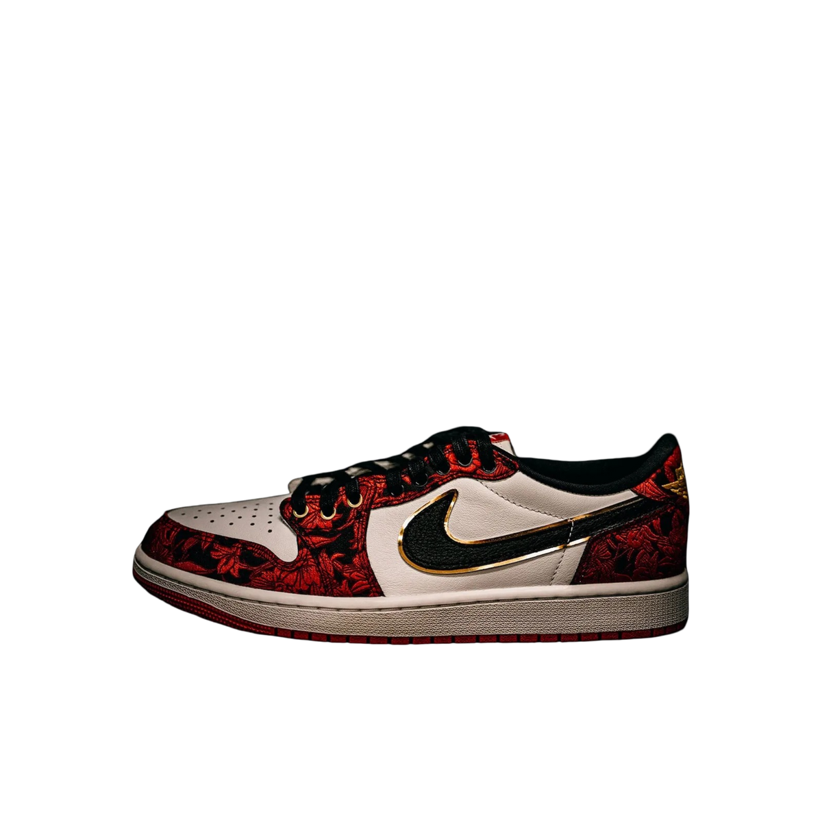 [PRE-ORDER] (GS) Air Jordan 1 Retro Low OG "Last Dance At The Garden" (2026) Sneakers in Red | FOOT NINJAS {1}