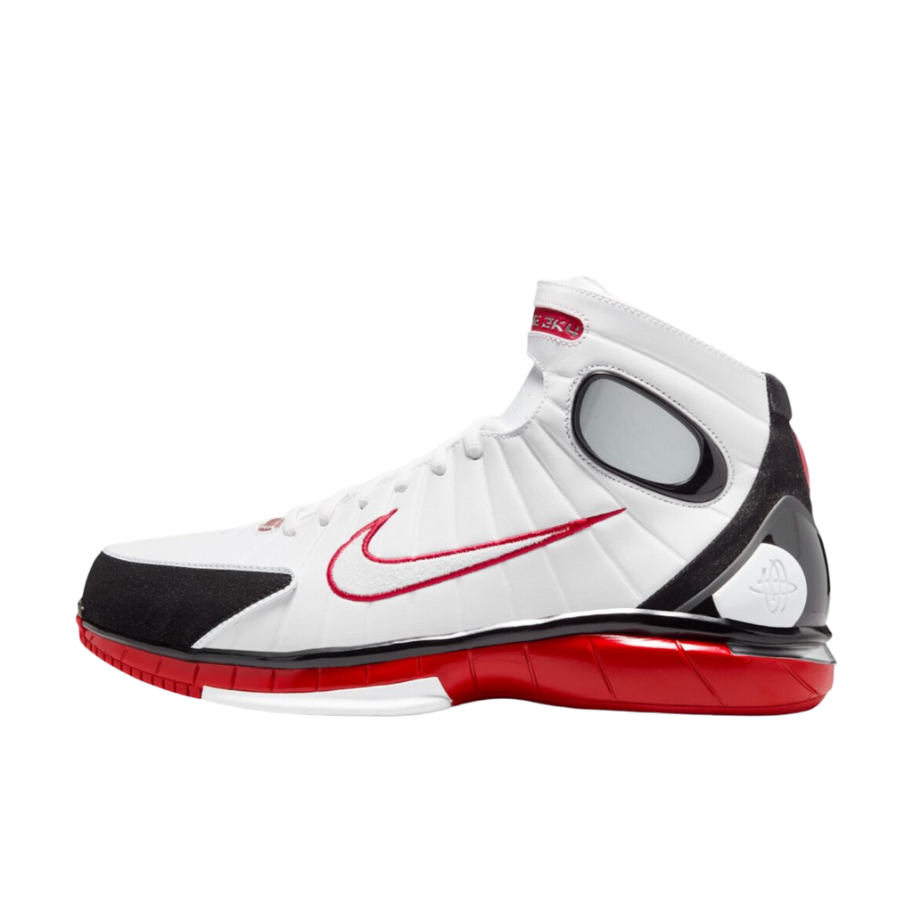 (Men's) Nike Zoom Huarache 2K4 "Varsity Red" (2026) [IV3782-100] Sneakers in White | FOOT NINJAS {1}