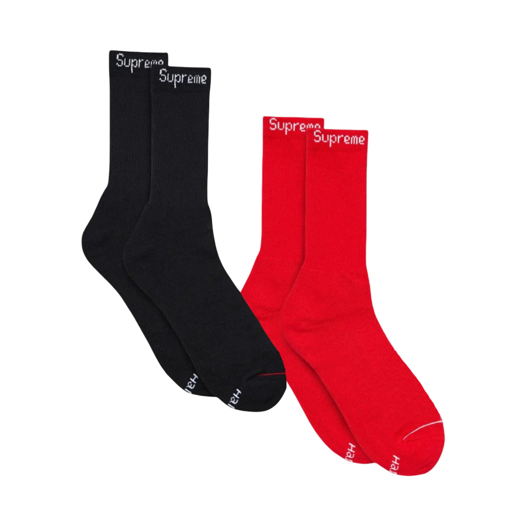 Supreme x Hanes Cushion Crew Socks (1 Single Pair of Socks) | FOOT NINJAS {8}