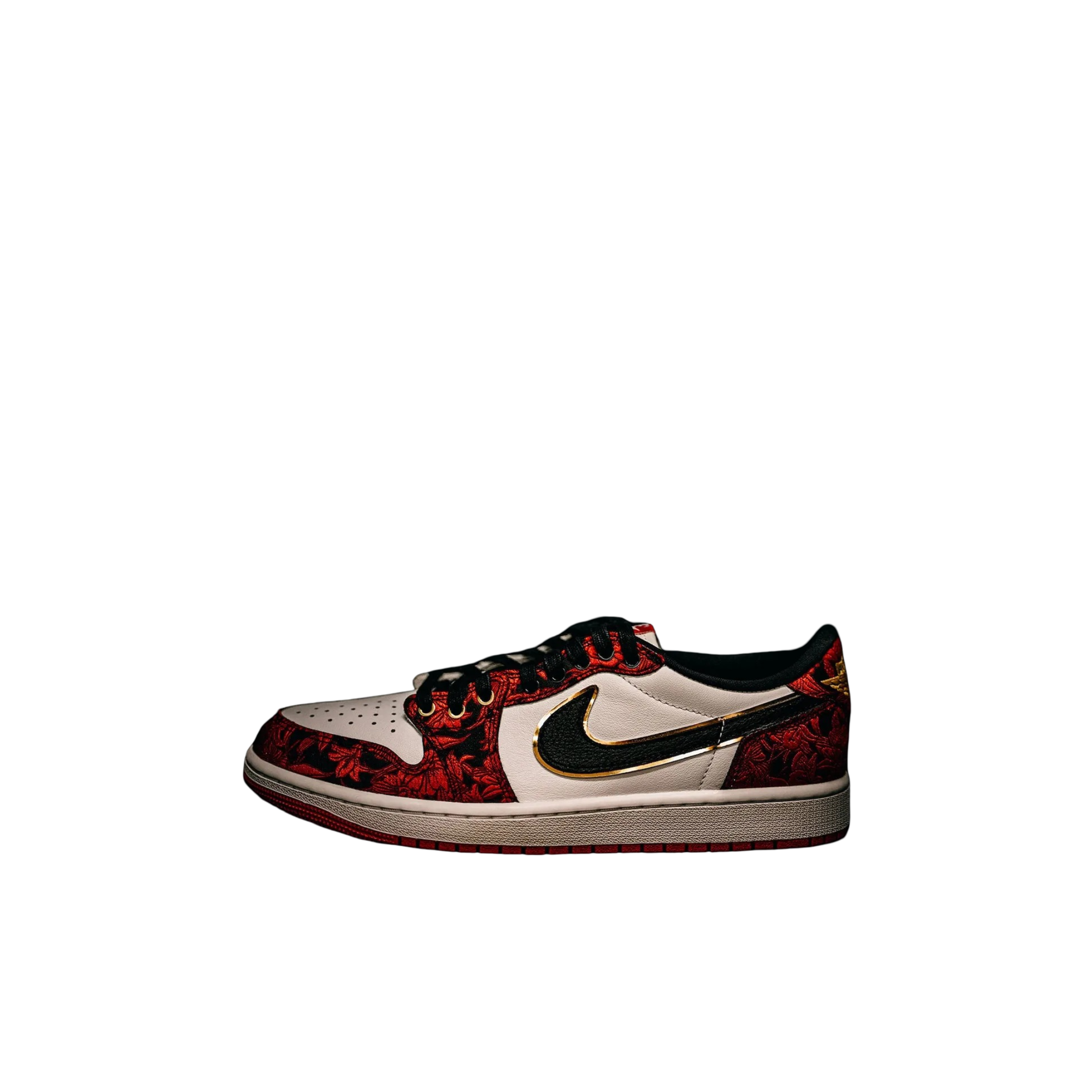 [PRE-ORDER] (PS) Air Jordan 1 Retro Low OG "Last Dance At The Garden" (2026) Sneakers in Red | FOOT NINJAS {1}