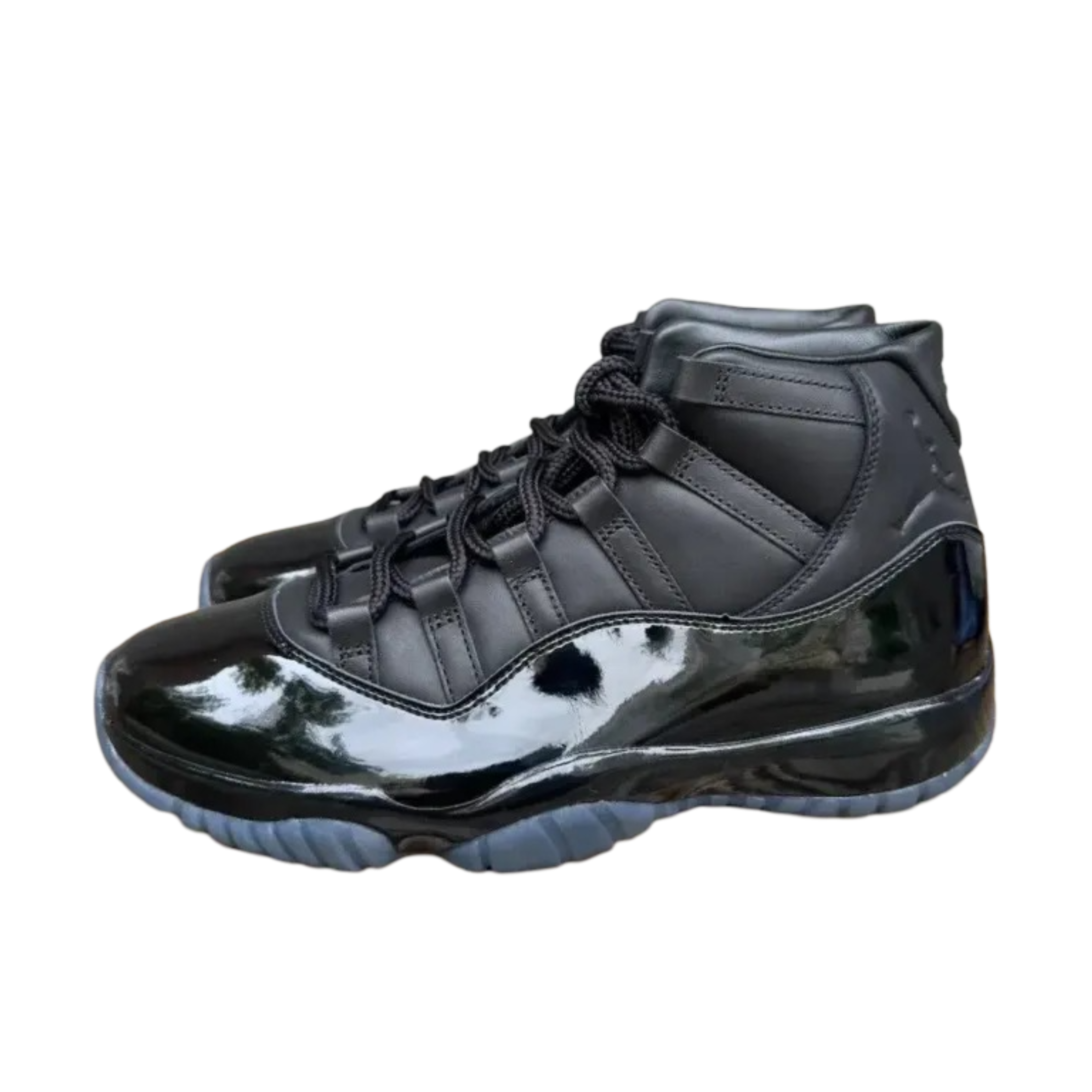 [PRE-ORDER] (Men's) Air Jordan 11 Retro x CDG | Comme des Garcons "Homme Plus Black" (2026) [IV7639-001] Sneakers in Black | FOOT NINJAS {1}