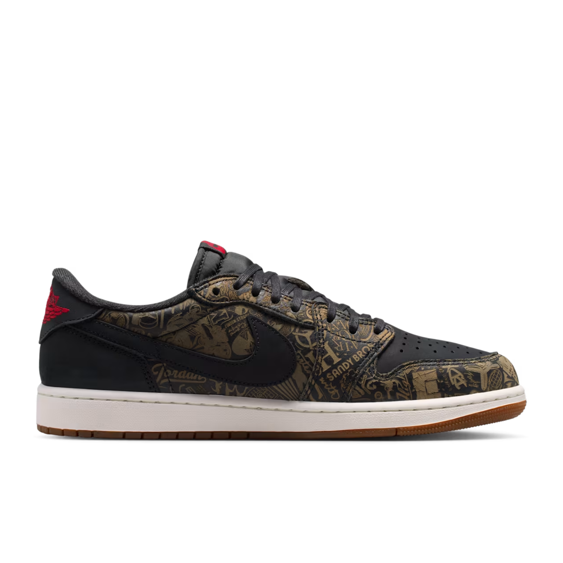 (Men's) Air Jordan 1 Retro Low OG "Laser" (2026) [IV6750-001] Sneakers in Black | FOOT NINJAS {2}