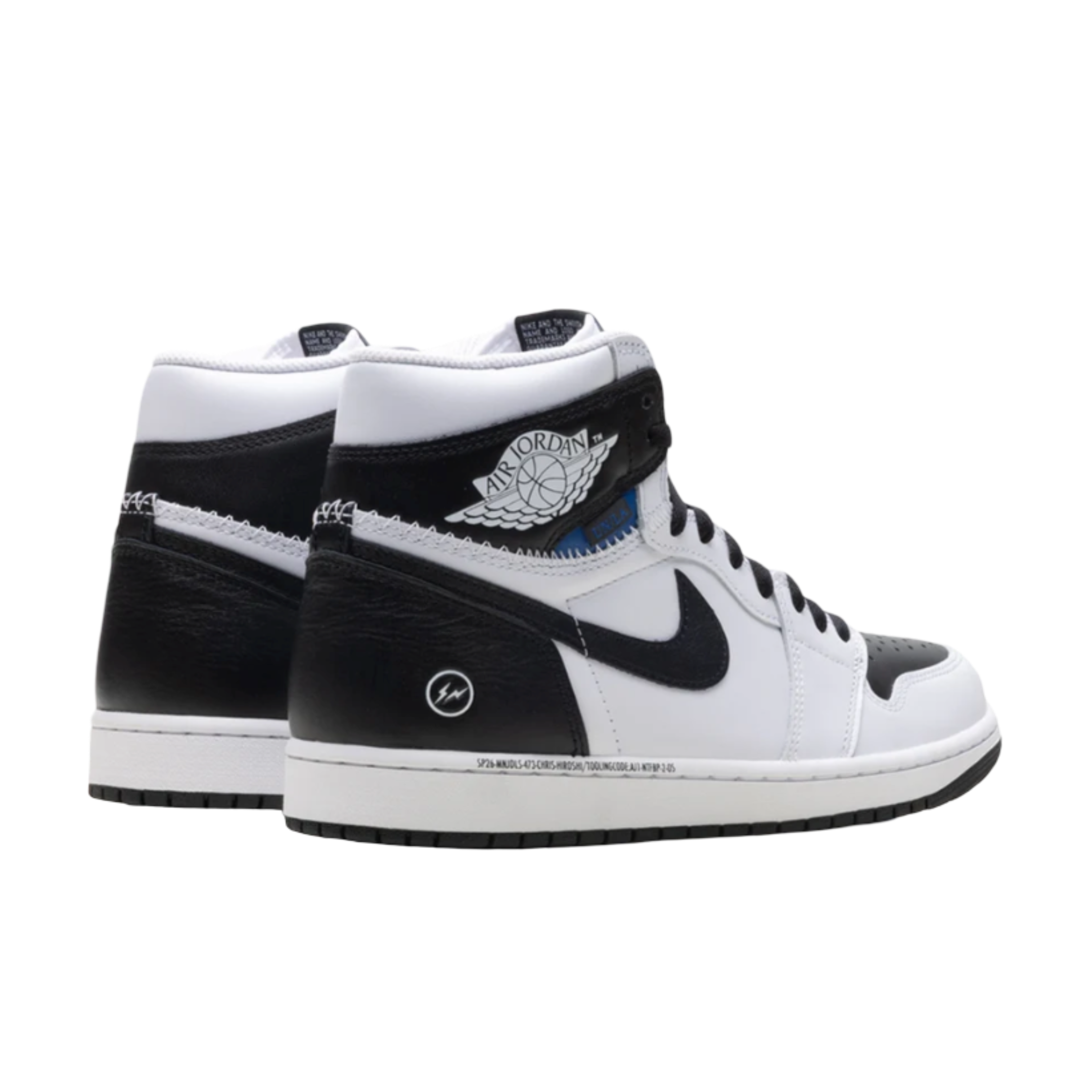 (Men's) Air Jordan 1 Retro High OG x Fragment Design x Union LA "Panda White / Black" (2026) [II7282-100] Sneakers in White | FOOT NINJAS {3}