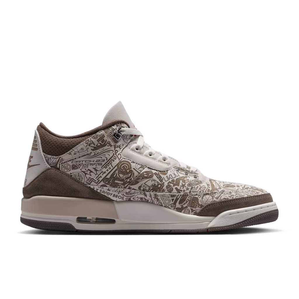 (Men's) Air Jordan 3 Retro "Laser Palomino" (2026) [JA1369-001] Sneakers in Beige | FOOT NINJAS {2}