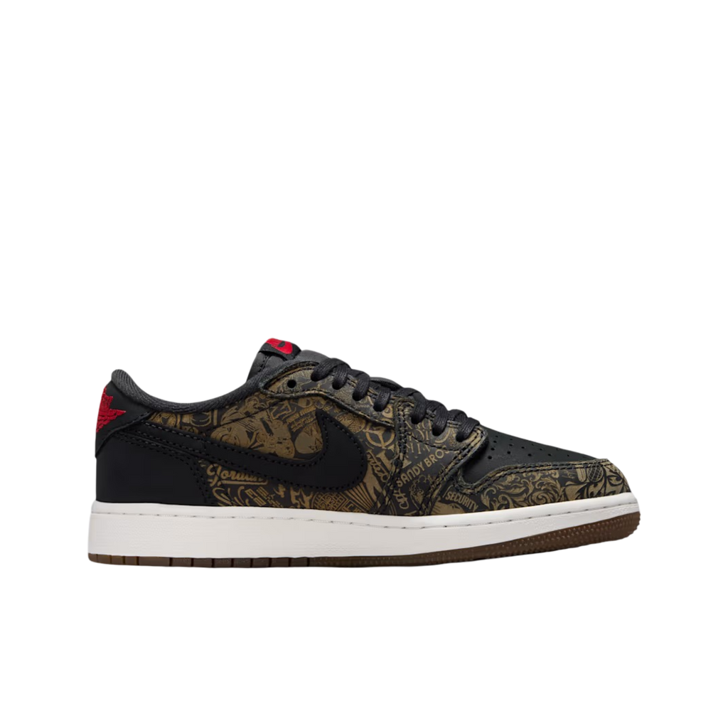 (GS) Air Jordan 1 Retro Low OG "Laser" (2026) [IV7010-001] Sneakers in Black | FOOT NINJAS {2}