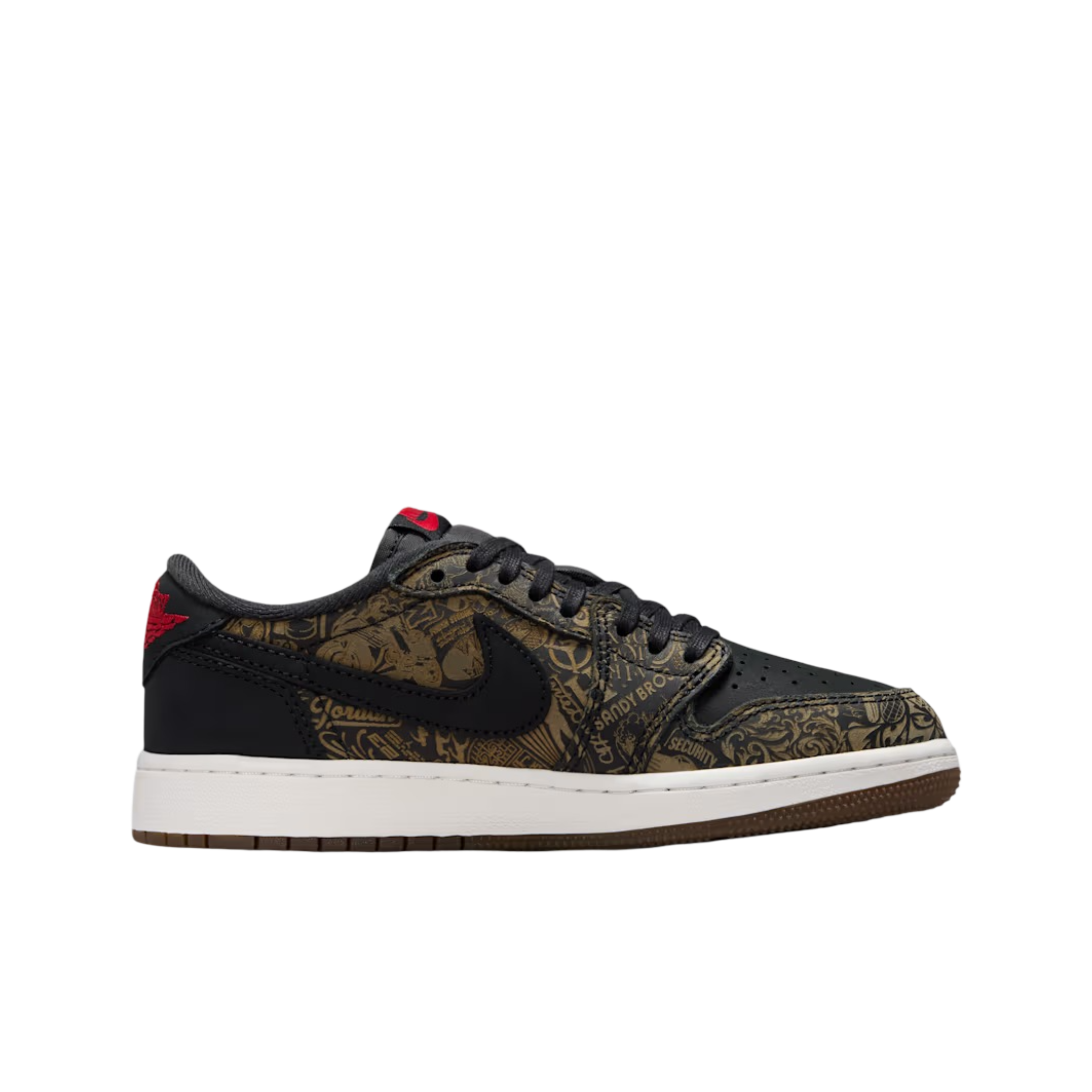 (GS) Air Jordan 1 Retro Low OG "Laser" (2026) [IV7010-001] Sneakers in Black | FOOT NINJAS {2}
