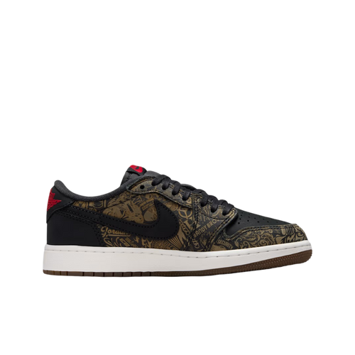 (GS) Air Jordan 1 Retro Low OG "Laser" (2026) [IV7010-001] Sneakers in Black | FOOT NINJAS {2}