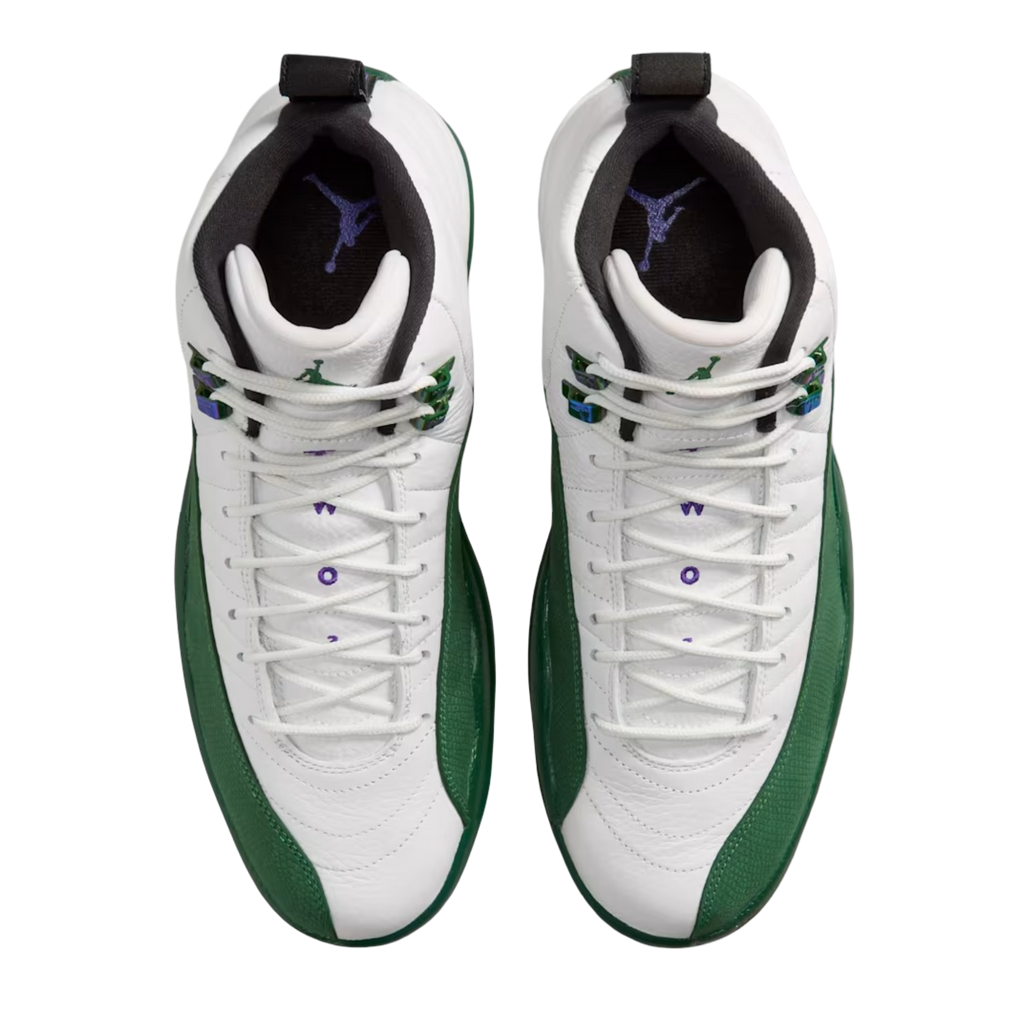 (Men's) Air Jordan 12 Retro "Milwaukee Bucks / Gorge Green" (2026) [CT8013-103] Sneakers in Green | FOOT NINJAS {4}