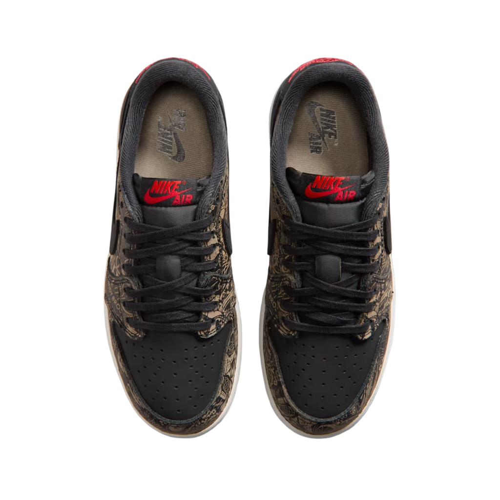(GS) Air Jordan 1 Retro Low OG "Laser" (2026) [IV7010-001] Sneakers in Black | FOOT NINJAS {4}