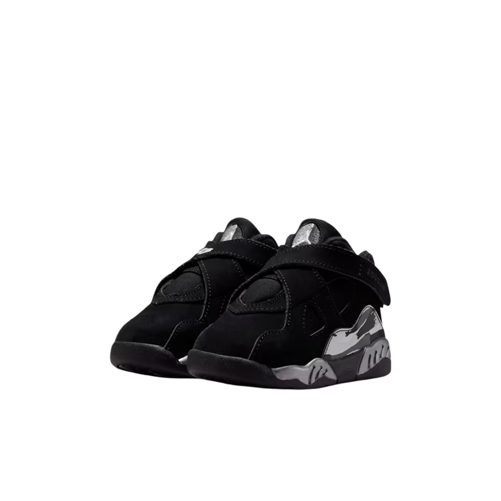 (TD) Air Jordan 8 Retro "Chrome" (2026) [305360-007] Sneakers in Black | FOOT NINJAS {3}