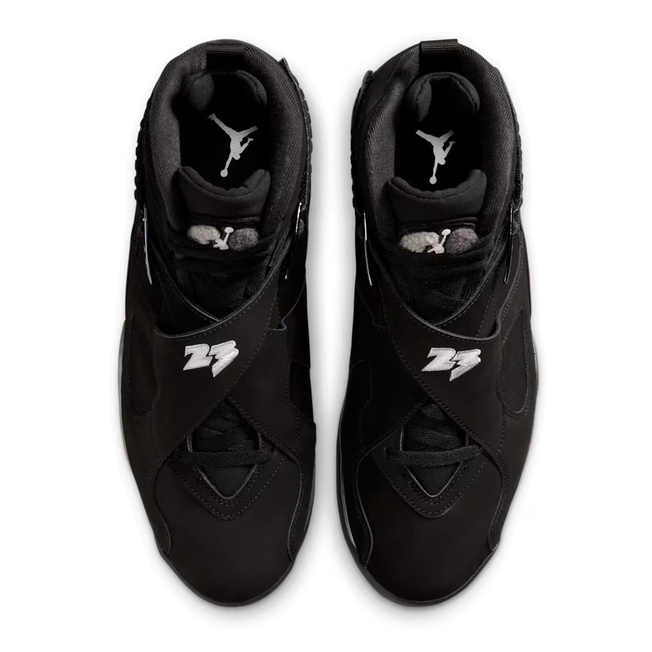 (Men's) Air Jordan 8 Retro "Chrome" (2026) [305381-007] Sneakers in Black | FOOT NINJAS {4}