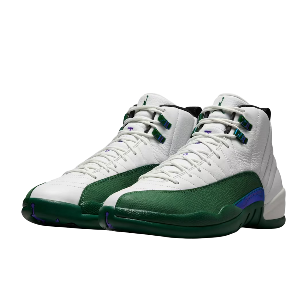 (Men's) Air Jordan 12 Retro "Milwaukee Bucks / Gorge Green" (2026) [CT8013-103] Sneakers in Green | FOOT NINJAS {3}