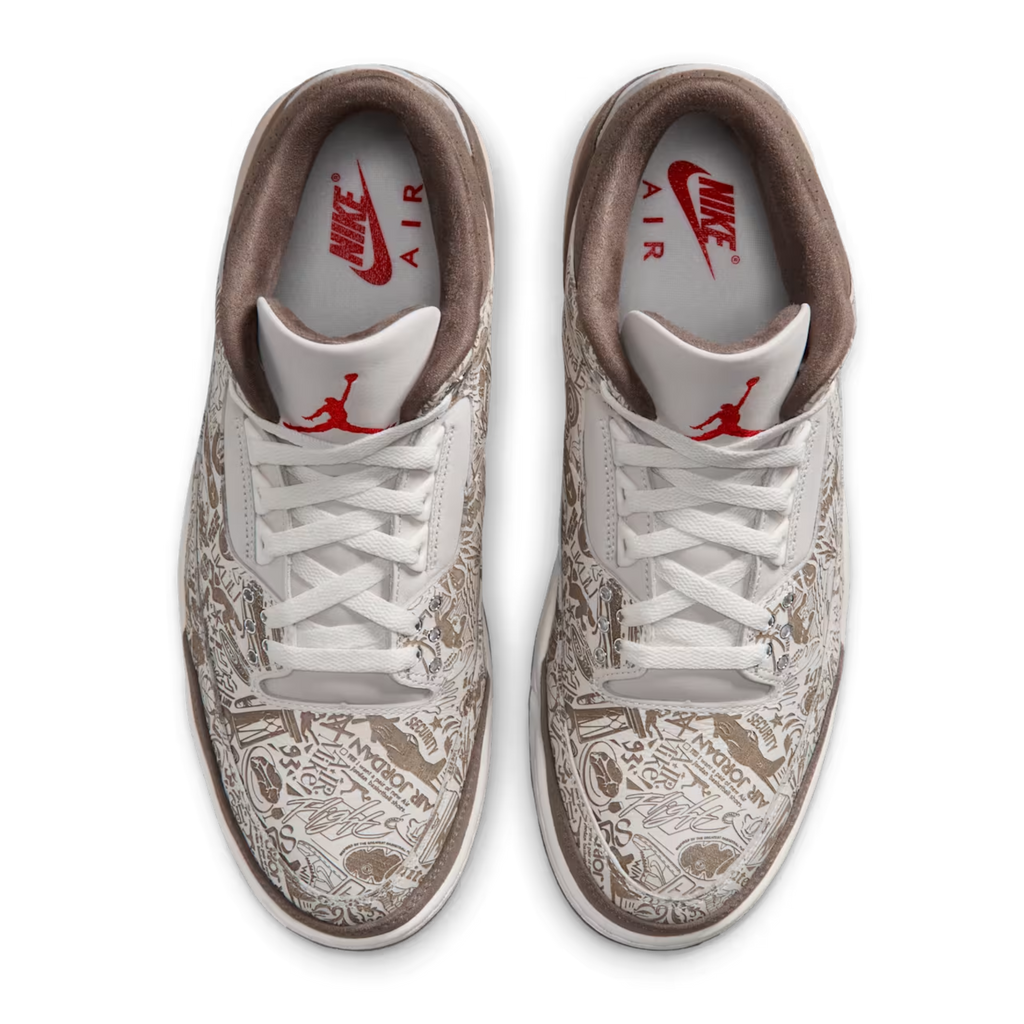 (Men's) Air Jordan 3 Retro "Laser Palomino" (2026) [JA1369-001] Sneakers in Beige | FOOT NINJAS {4}