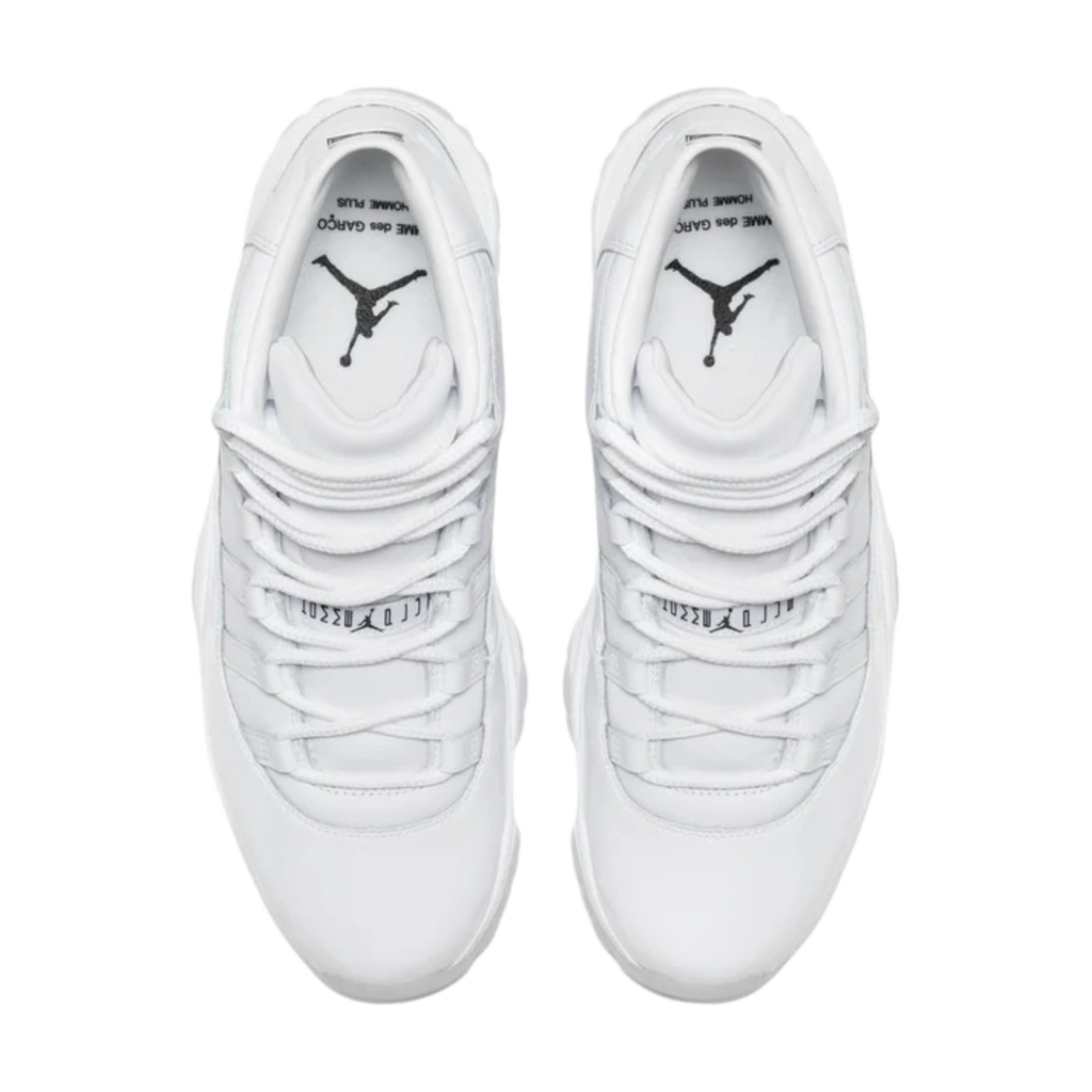 (Men's) Air Jordan 11 Retro x CDG | Comme des Garcons "Homme Plus White" (2026) [IV7639-100] Sneakers in White | FOOT NINJAS {4}