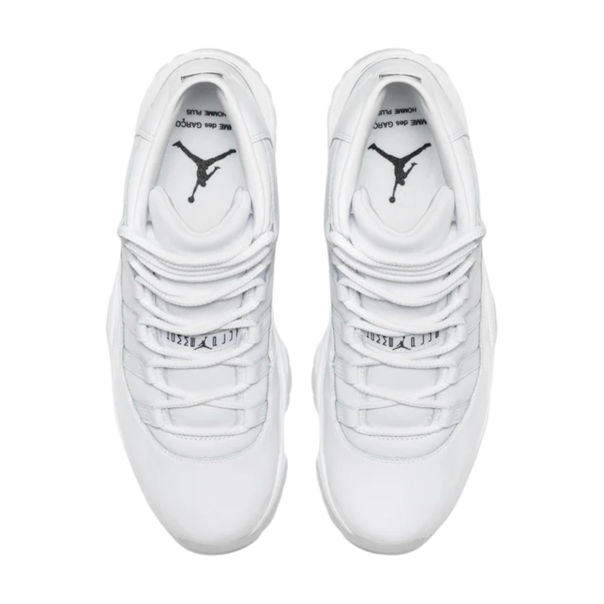 (Men's) Air Jordan 11 Retro x CDG | Comme des Garcons "Homme Plus White" (2026) [IV7639-100] Sneakers in White | FOOT NINJAS {4}